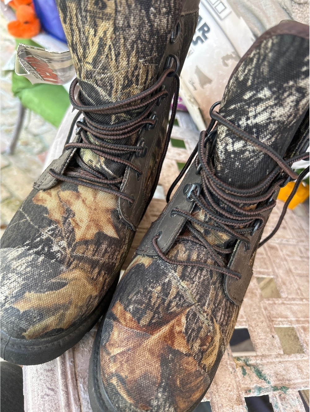 Rocky Mossy Oak Camouflage Youth Boots with Thinsulate Insulation Size 3W